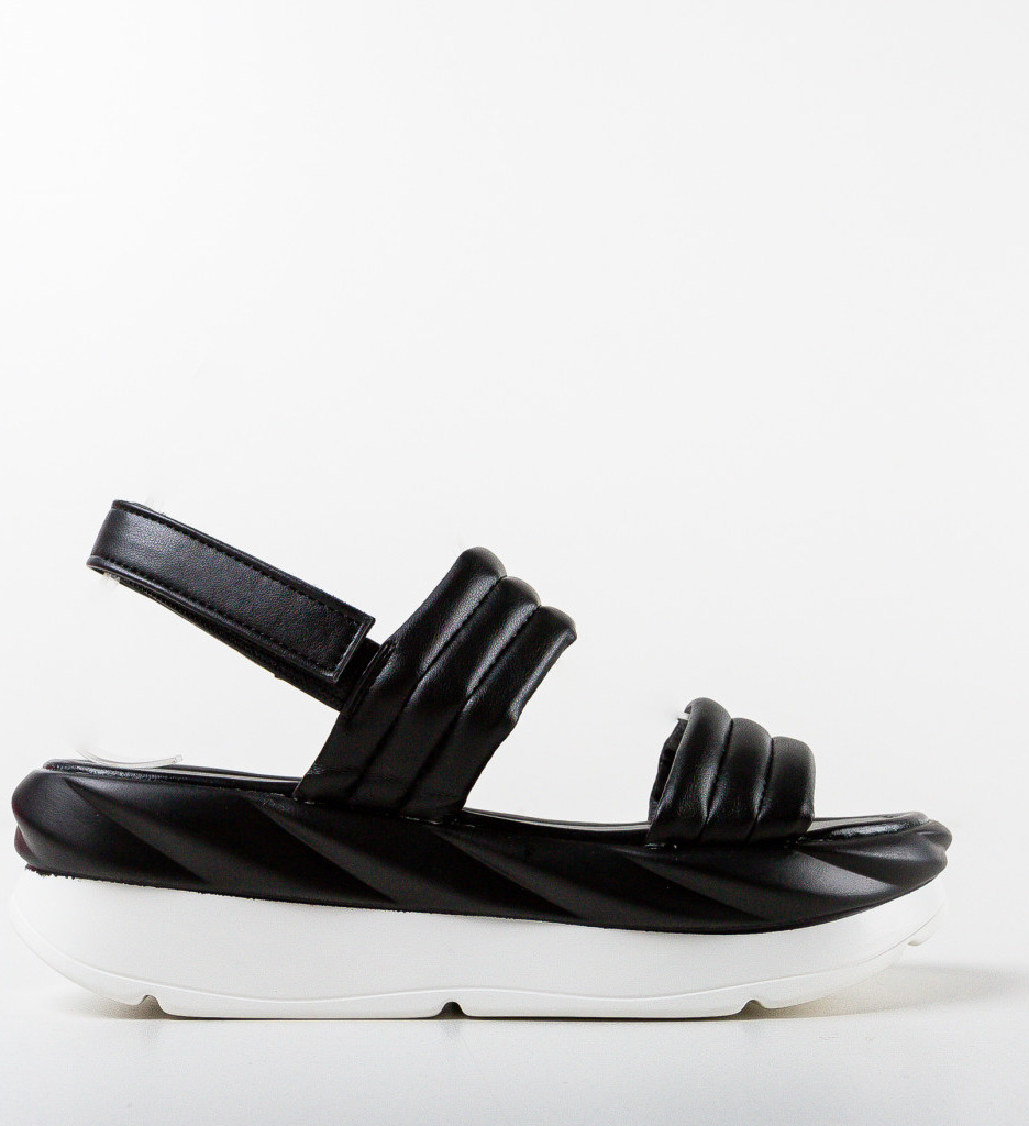 Sandale Dama Tratup Negre - Eleganță și Confort - imagine 4