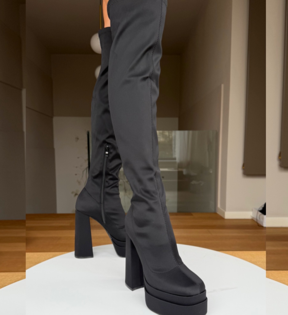 Cizme Dama Negre Uberba - Eleganta & Confort - imagine 10