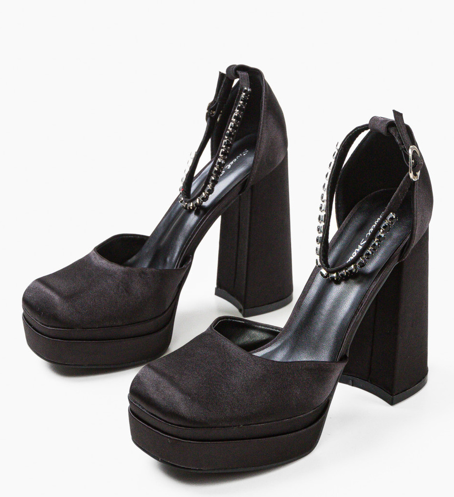 Pantofi Servaas Negri Eleganți - imagine 3