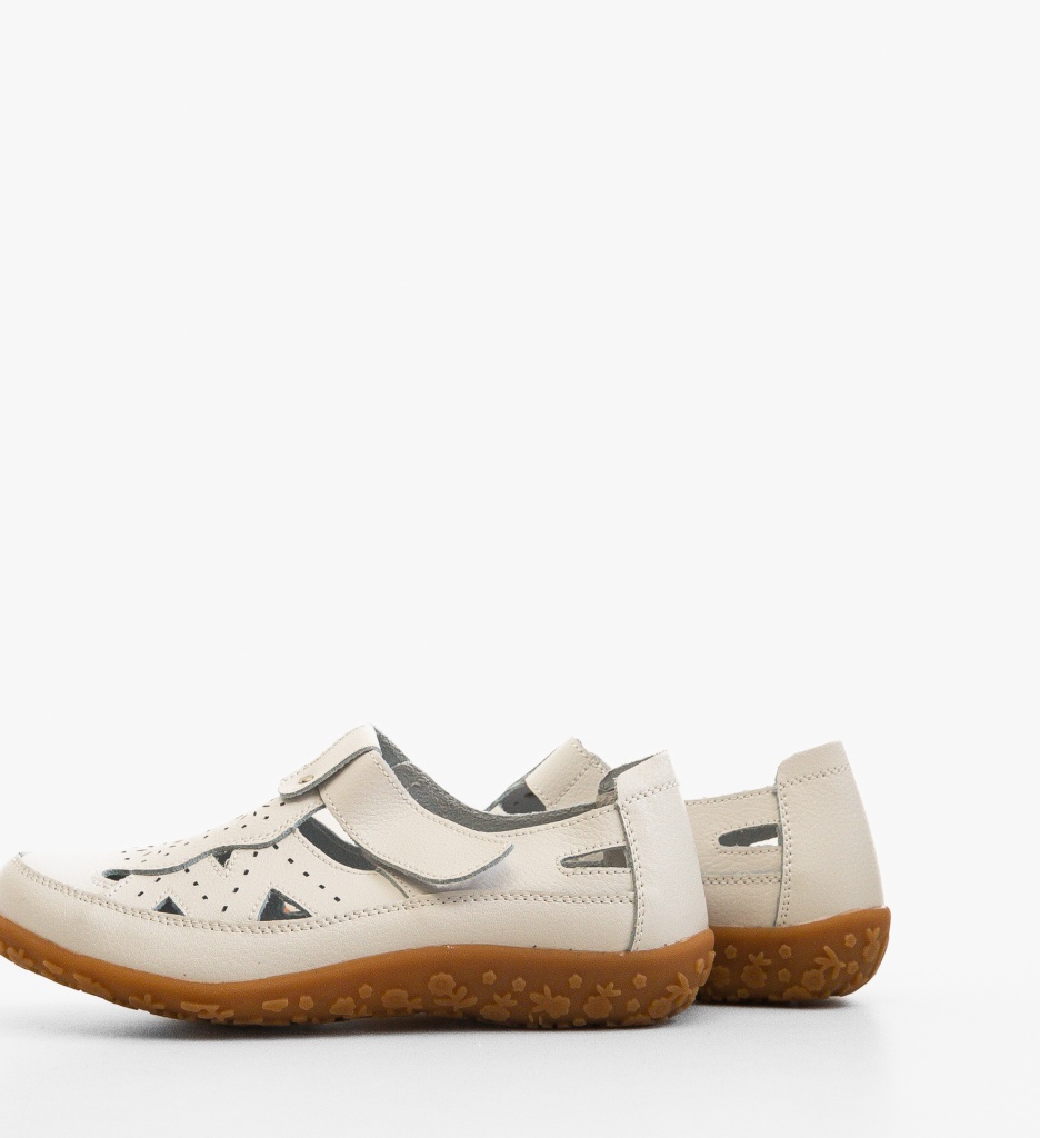 Pantofi Casual Pampy Albi - Confort și Stil - imagine 5