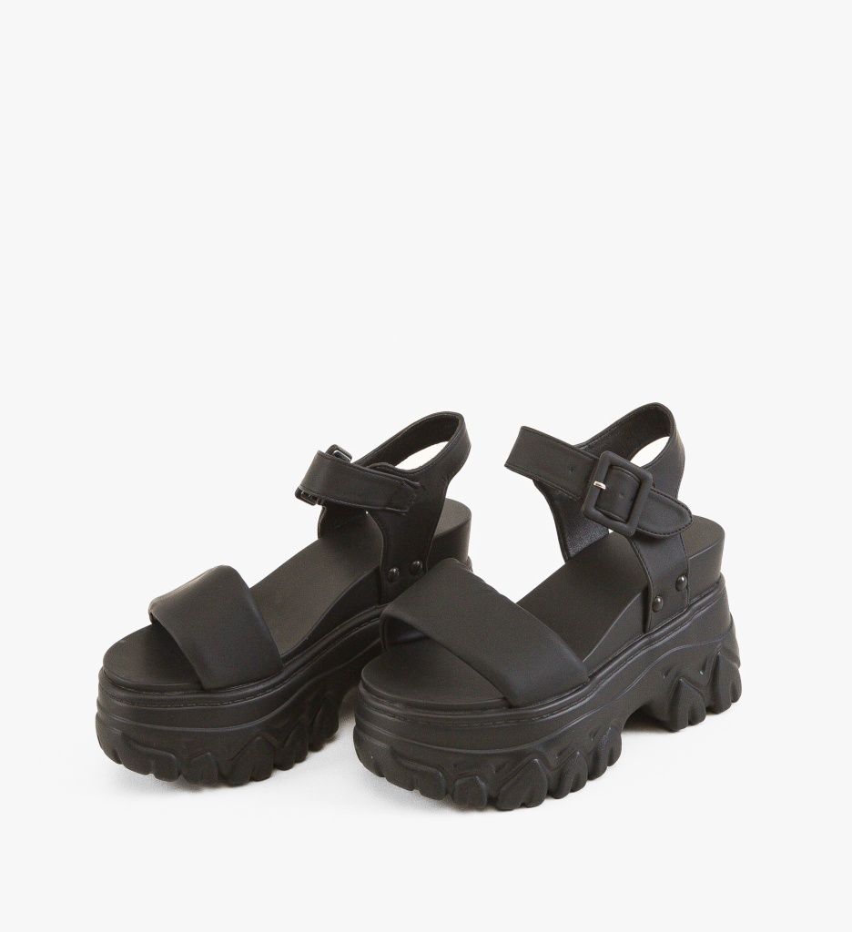 Platforme Dama Glanhe Negre - Stil si Confort - imagine 5