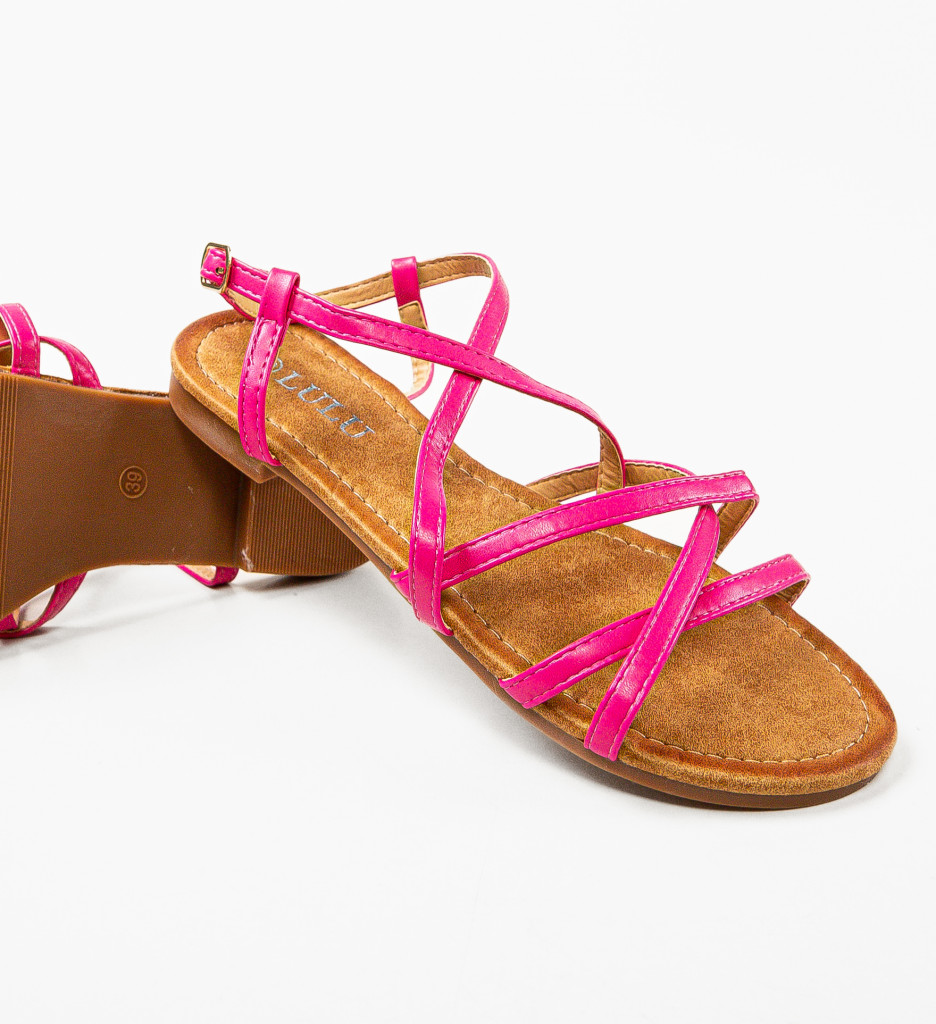 Sandale Dama Mamya Fuchsia - Stil și Confort - imagine 9
