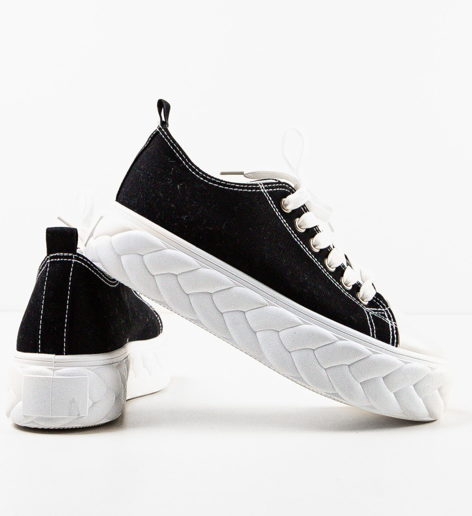 Sneakers Rogers Negri Dama - Confort și Stil - imagine 7