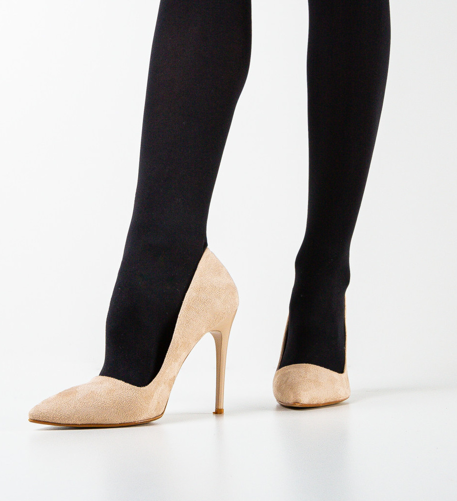 Pantofi Dama Pefeba Bej | Eleganță și Stil - imagine 3