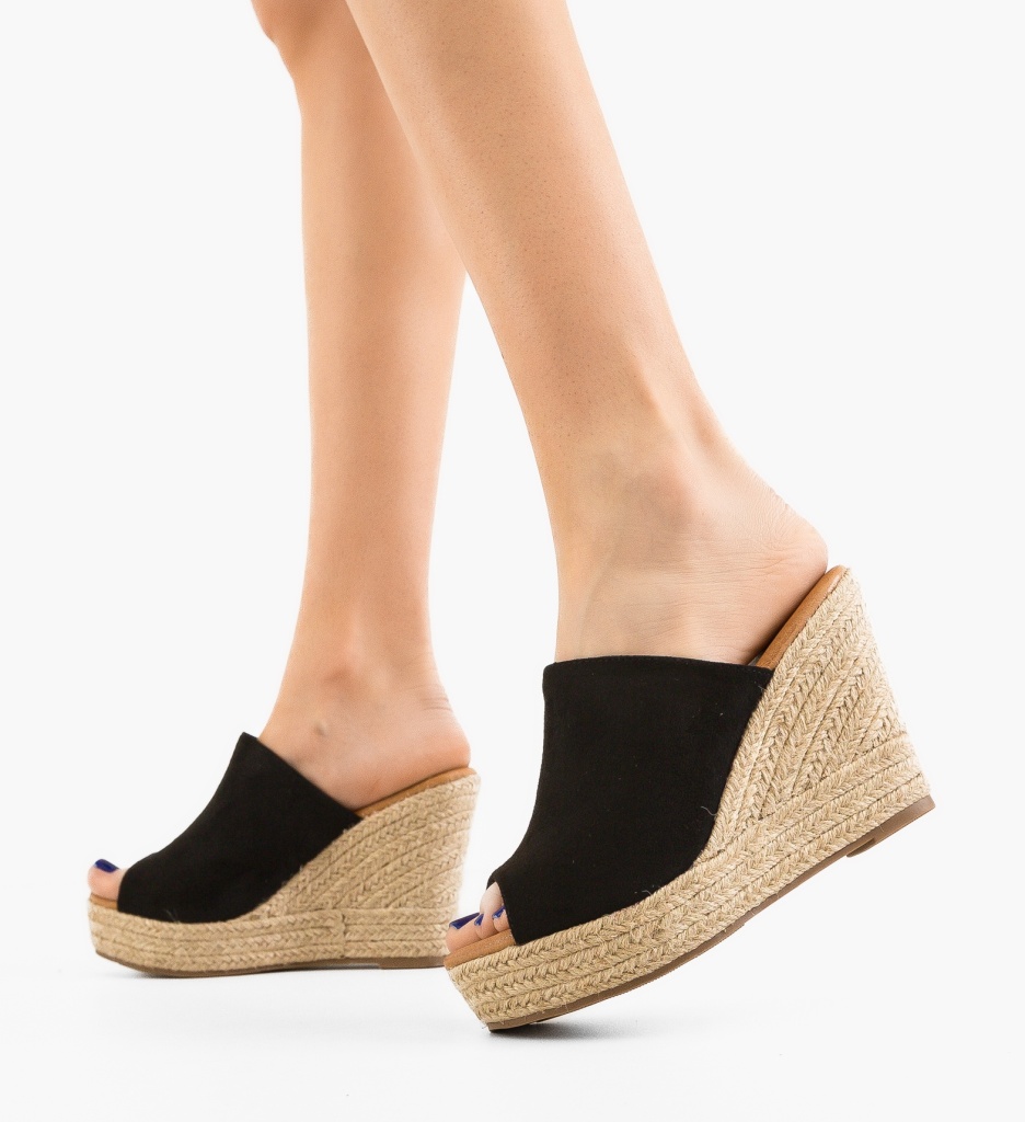 Sandale Platforme Freyja Negre | Eleganță Modernă - imagine 2