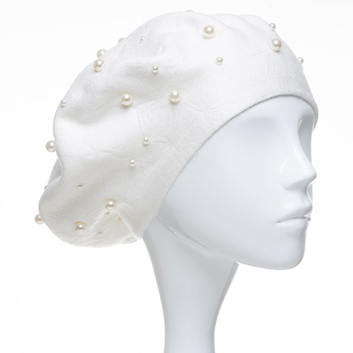 Beretă Shopika cu Perle - Eleganță Clasică