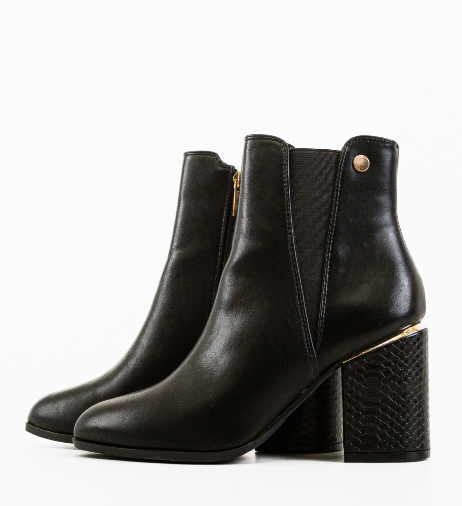 Botine Dama Inimay Negre - Confort și Eleganță - imagine 5