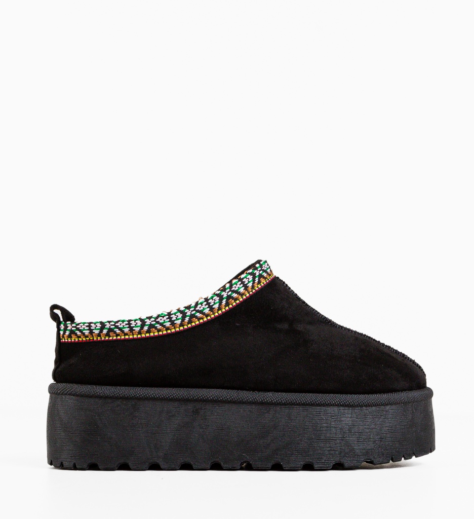 Papuci UGG Fynys Negri - Confort Maxim - imagine 4