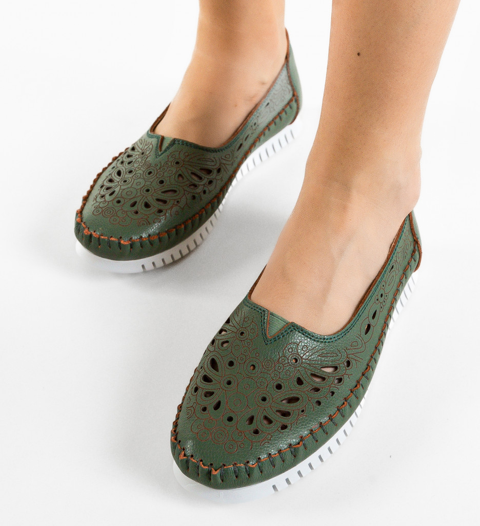 Pantofi Fytay Verzi | Stil și Confort Casual - imagine 2