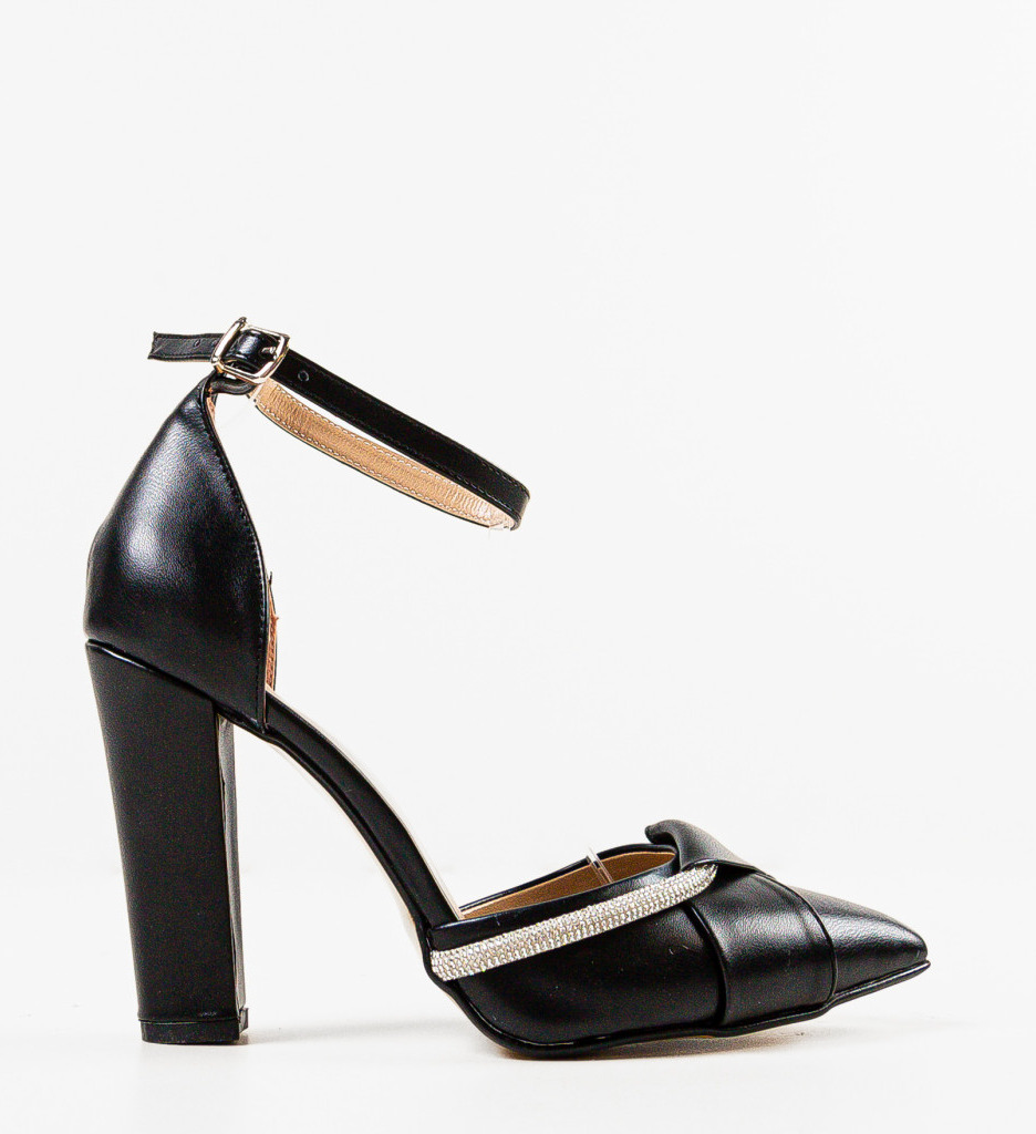 Pantofi Forin Negri | Eleganță și Stil - imagine 4