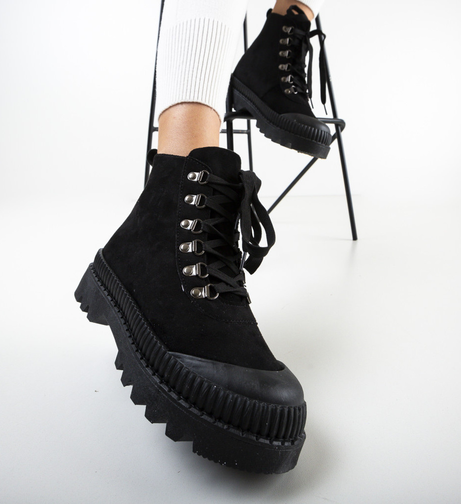 Ghete Abby Negre - Eleganță și Confort