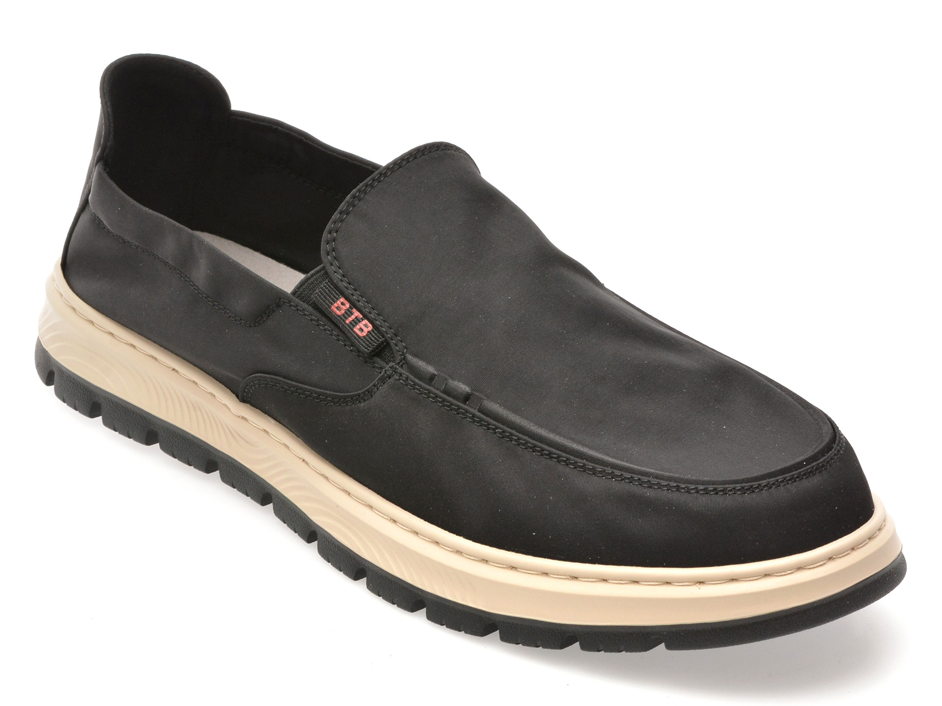 Mocasini BITE THE BULLET negri textil | Confort maxim