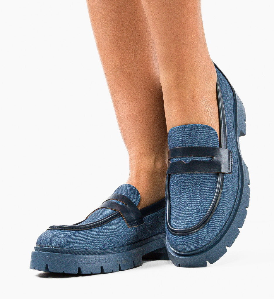 Pantofi Casual Kevi Albastri - Confort Zilnic - imagine 4