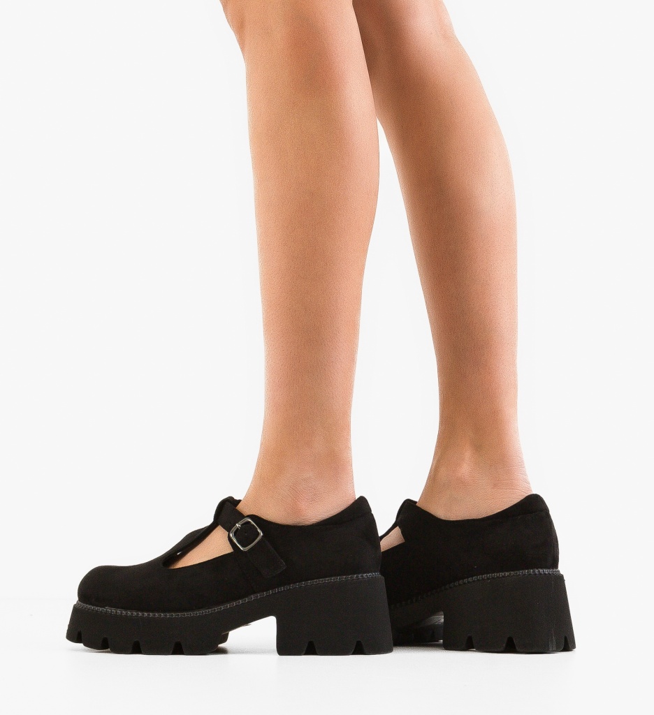 Pantofi Casual Dama Fabox Negri - Confort și Stil - imagine 3