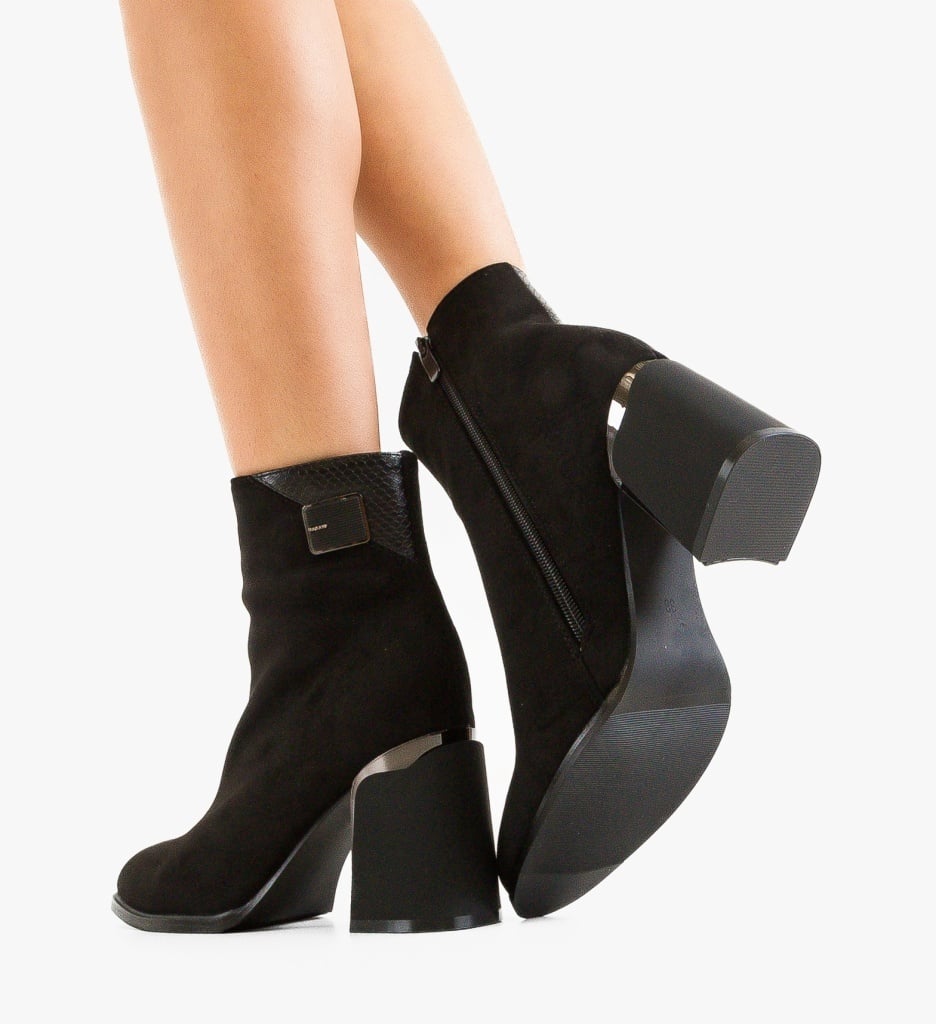 Botine Dama Nyz Negre - Eleganță și Confort - imagine 6