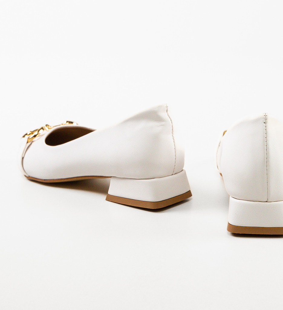Pantofi Dama Lipse Albi | Eleganta Asigurata - imagine 9