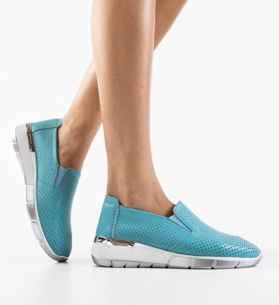 Pantofi Pufini Turcoaz | Confort si Stil Casual