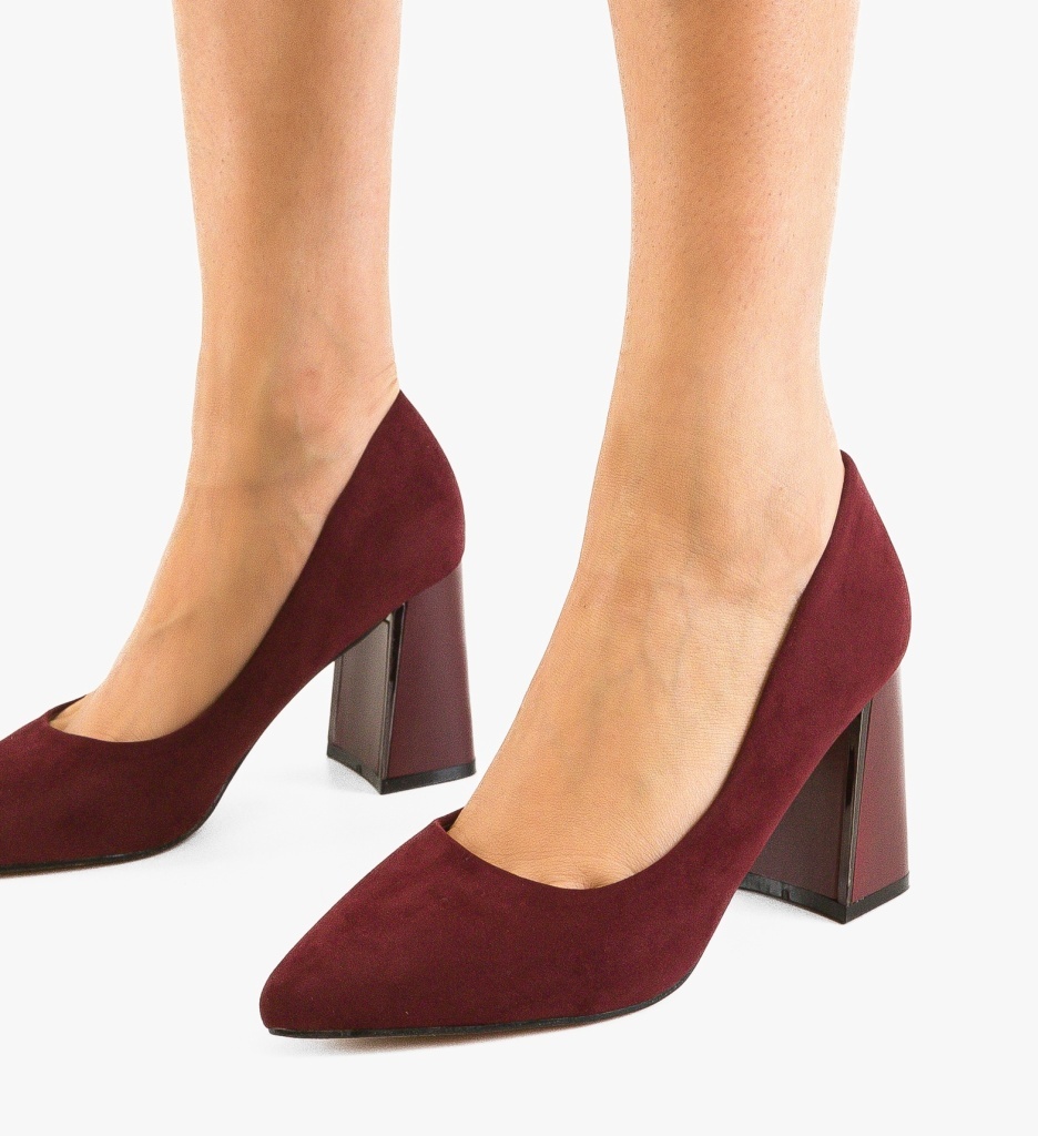 Pantofi cu Toc Nimua Grena | Eleganță Feminină