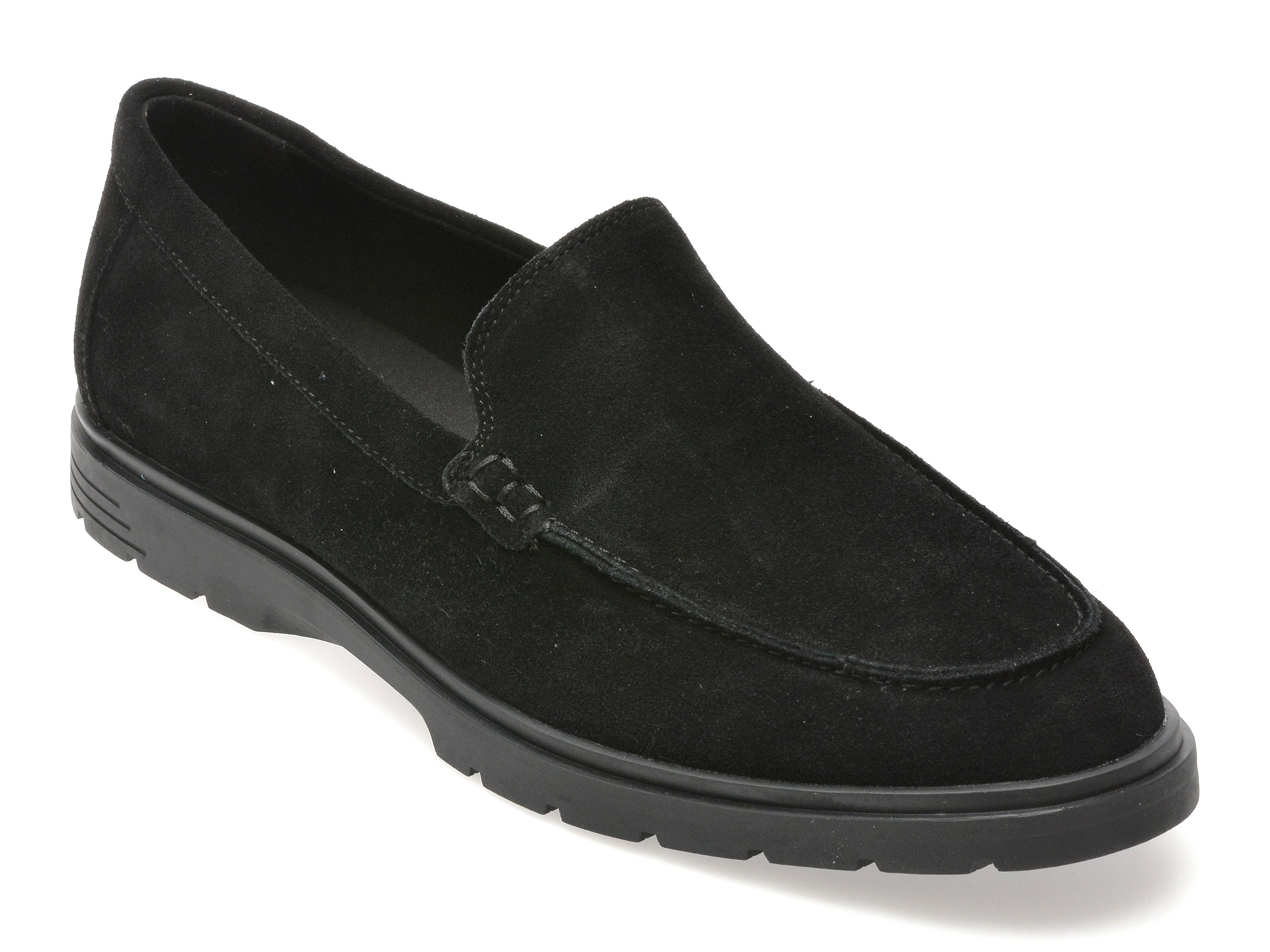 Mocasini ALDO Negri din Piele Întoarsă | Eleganță