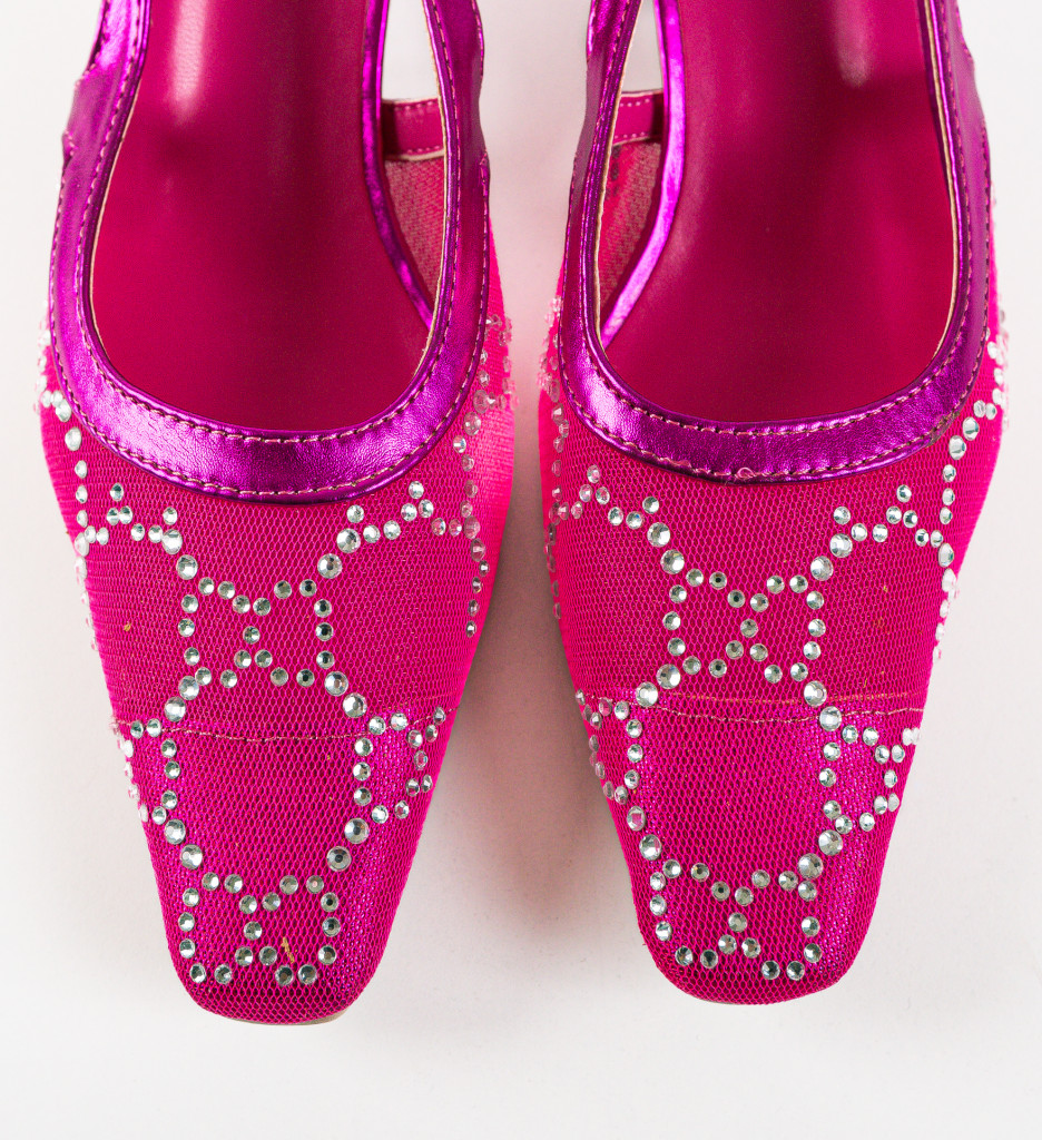 Pantofi Dama Fuchsia cu Model Pete Eleganți - imagine 8