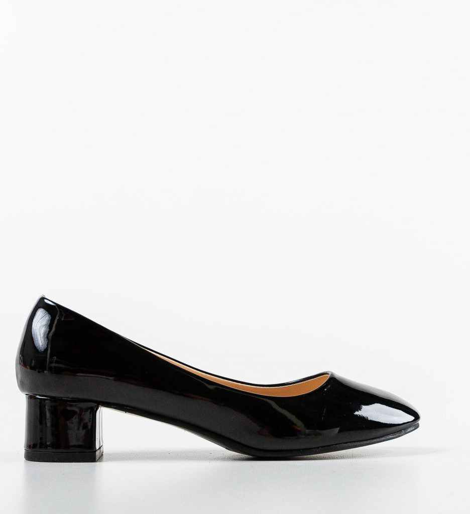 Pantofi Lucane Negri Eleganți - Stil și Confort - imagine 5