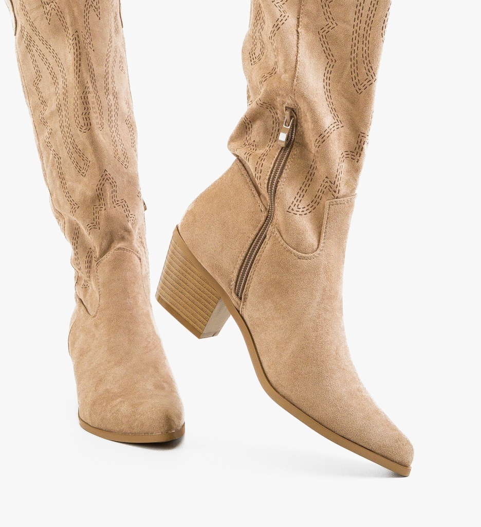 Cizme Dama Novograd Khaki | Stil și Confort - imagine 3