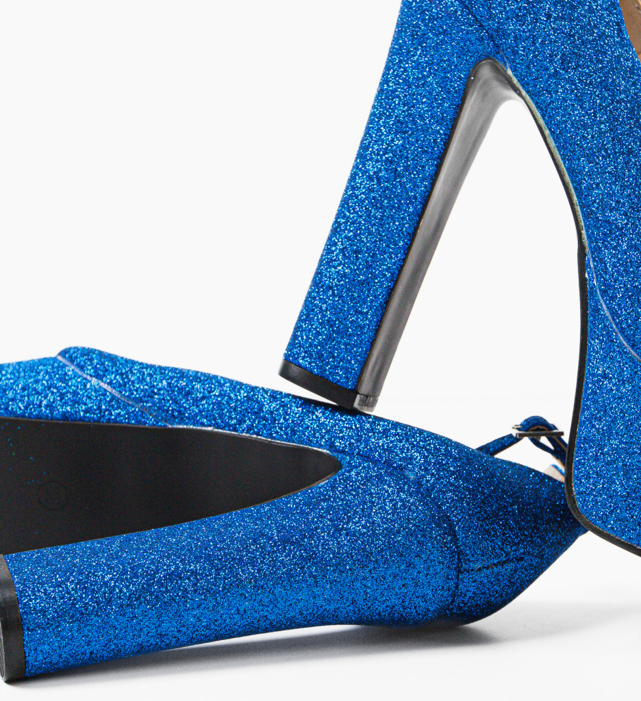 Pantofi Ned Albastri cu Toc - Eleganță și Stil - imagine 6