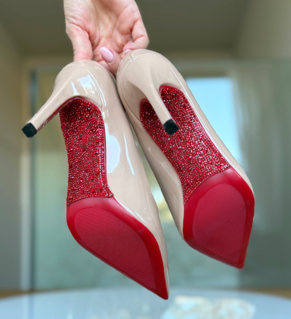 Pantofi cu Toc Honny Nude Eleganți și Confortabili - imagine 5