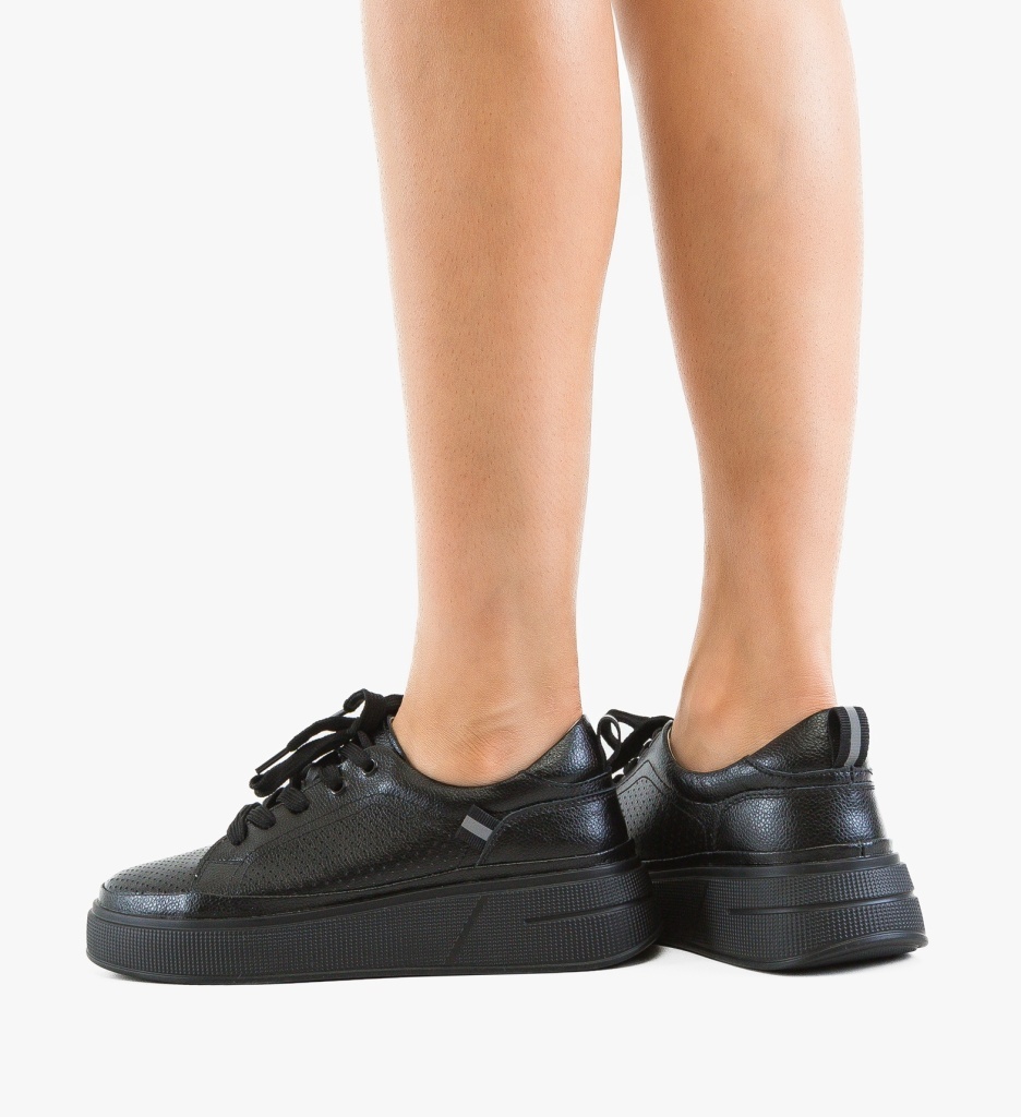 Pantofi Casual Papaye Negri | Confort și Stil Zilnic - imagine 2