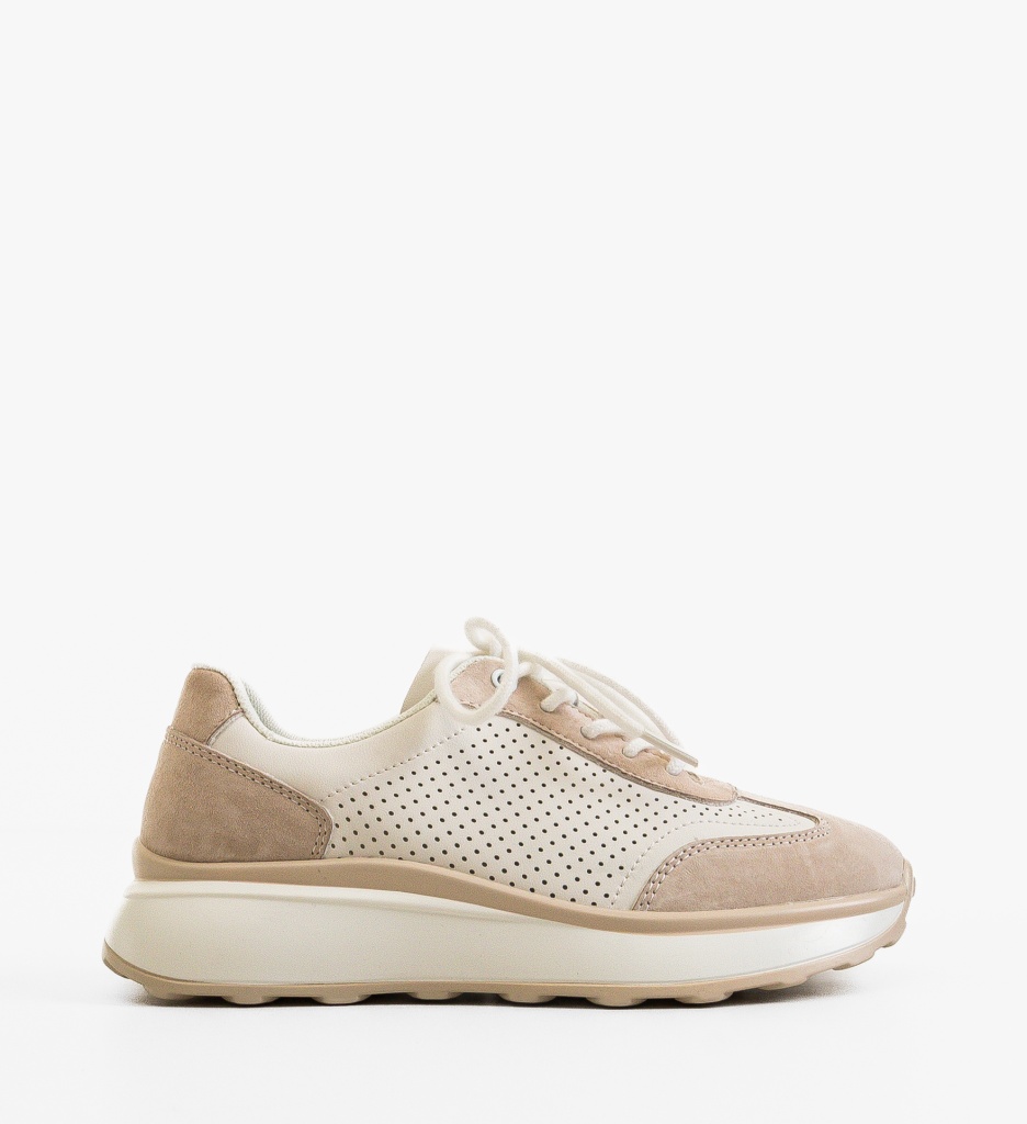 Sneakers Dama Kyunef Bej | Confort și Stil - imagine 5