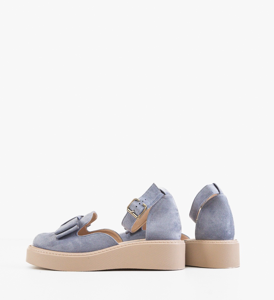Pantofi Casual Dama Albastri Confort - imagine 6
