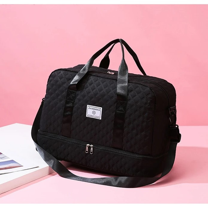 Geanta calatorie Delis Mairead GT2953, neagra, 50x26x33 cm - imagine 3