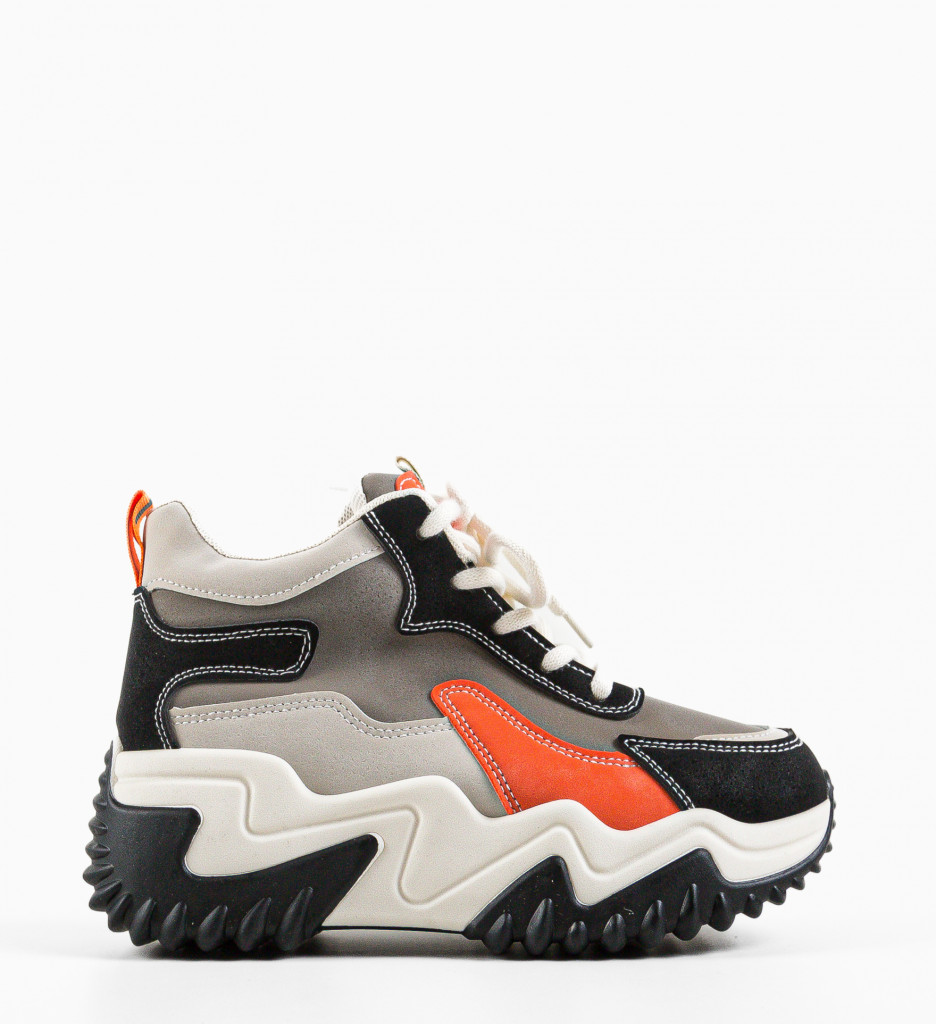 Sneakers Dama Orangyna Gri - Confort Sport