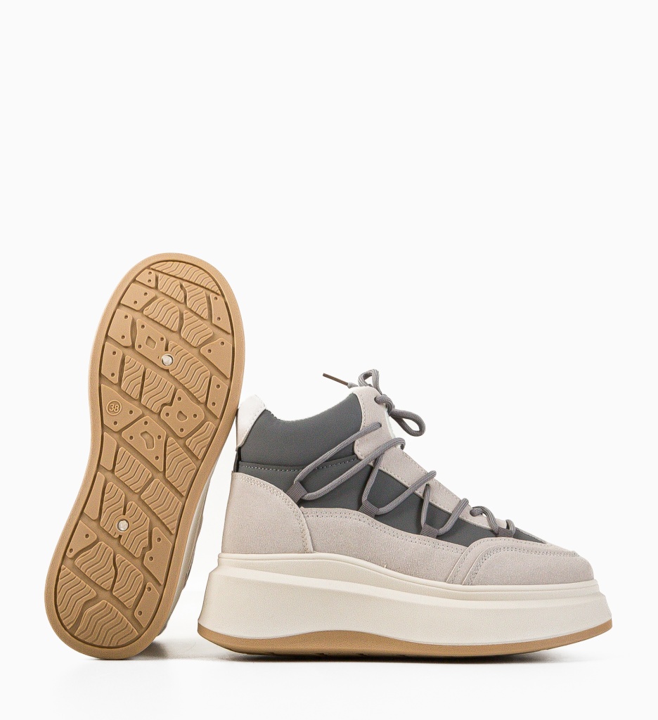 Sneakers Dama Voldus Gri | Confort și Stil Urban - imagine 7