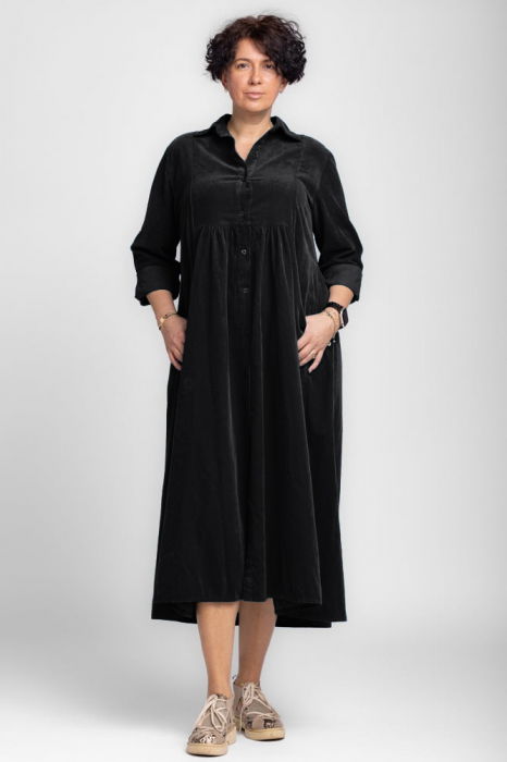 Rochie Catifea Reiata Shopika | Eleganță Maximă - imagine 1