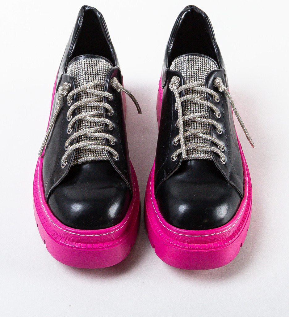 Pantofi Casual Dama Friday Negri | Confort & Stil - imagine 3