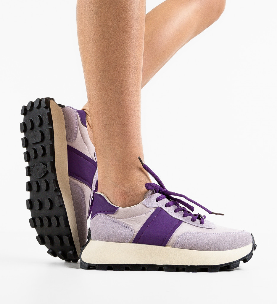 Sneakers Dama Feytong Mov - Confort și Stil