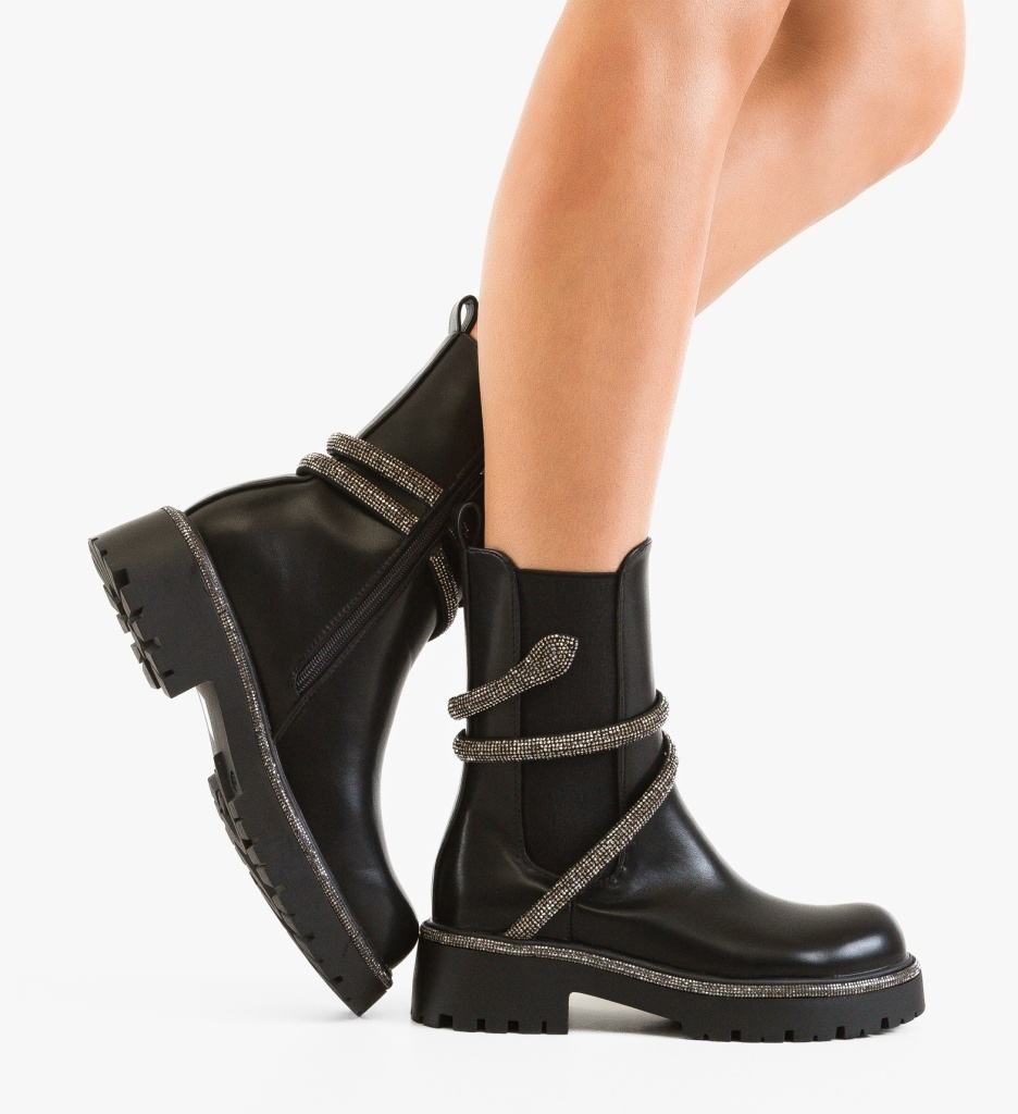 Ghete Dama Jon Negre | Depurtat - Stil Urban - imagine 4