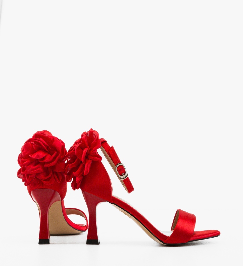 Sandale cu Toc Rouzy Roșii | Eleganță și Stil - imagine 11