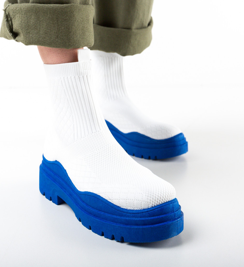 Sneakers Dama Julia Albastri | Confort și Stil - imagine 4