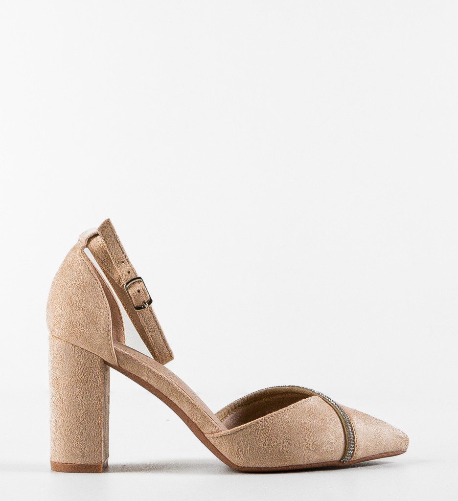 Pantofi Toc Hajag Bej - Eleganță și Stil - imagine 5