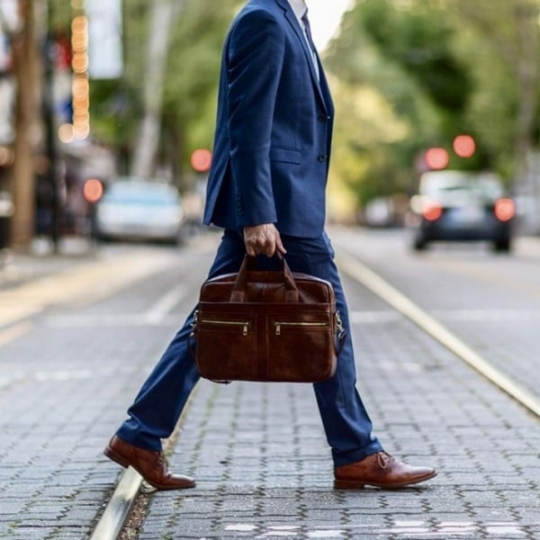 Servieta Barbati Joe GT1299 Piele Naturala - imagine 3