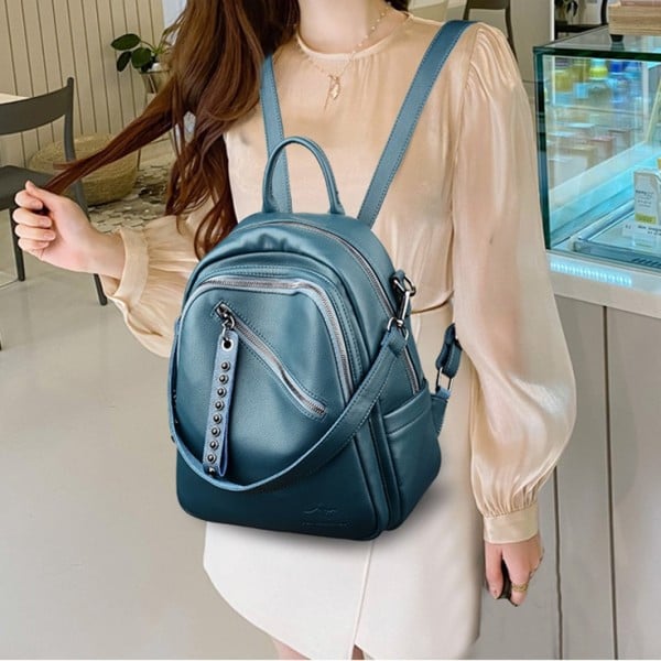 Rucsac Dama Pfy Hayden Albastru, Versatil - imagine 2
