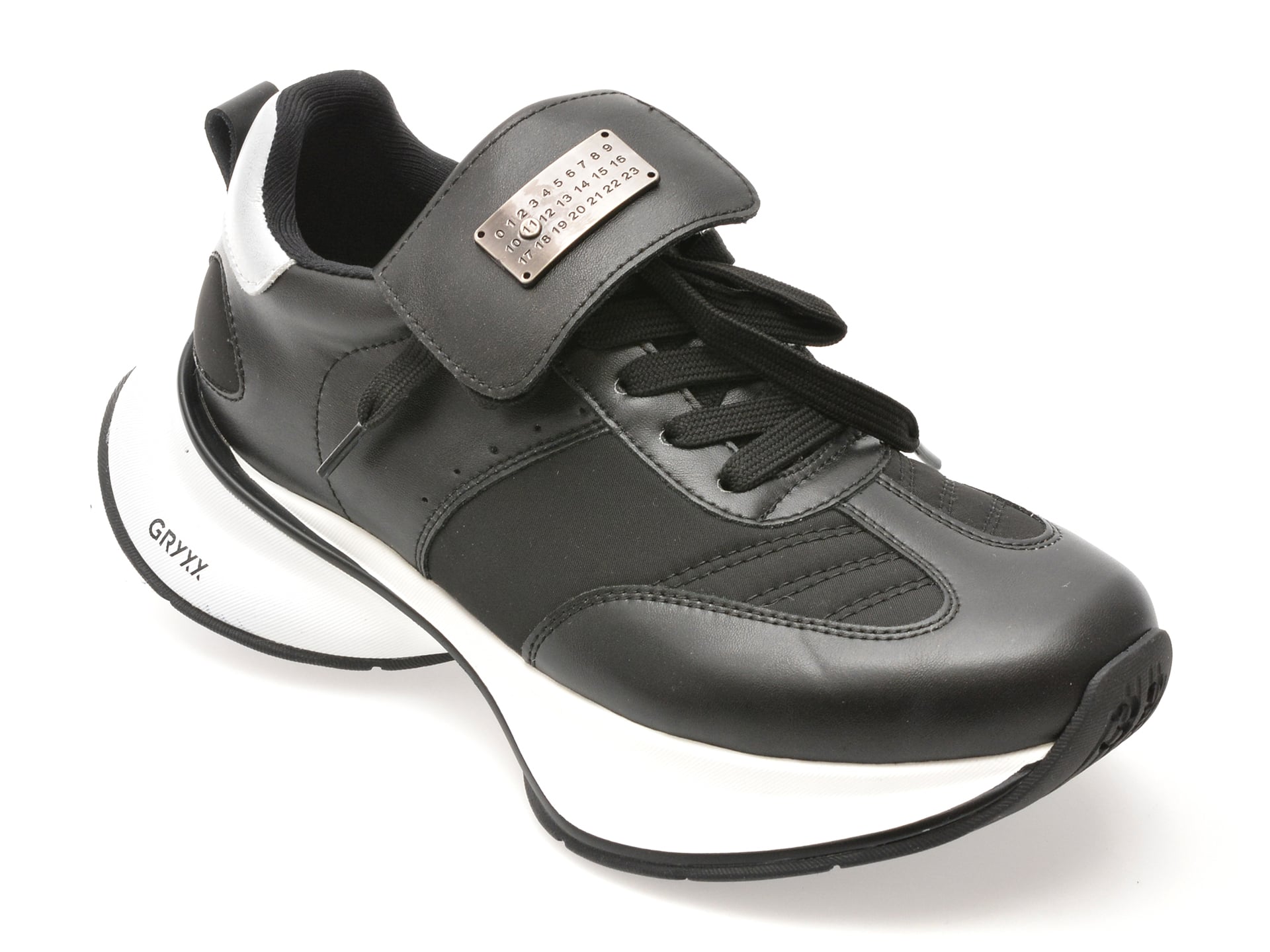 Gryxx Pantofi Sport Piele Naturală Negri