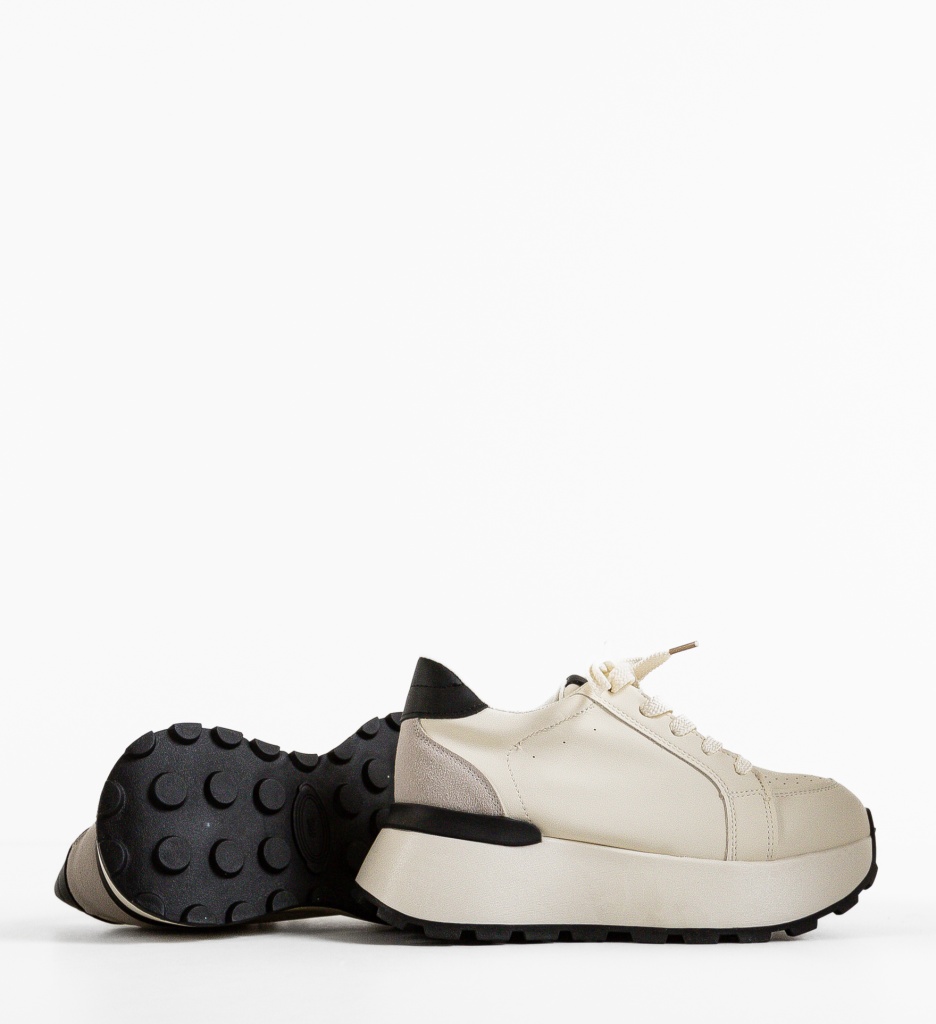 Reqa Sneakers Dama Bej | Confort & Stil - imagine 5