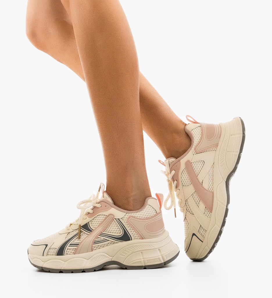 Sneakers Dama Tobias Roz - Confort și Stil