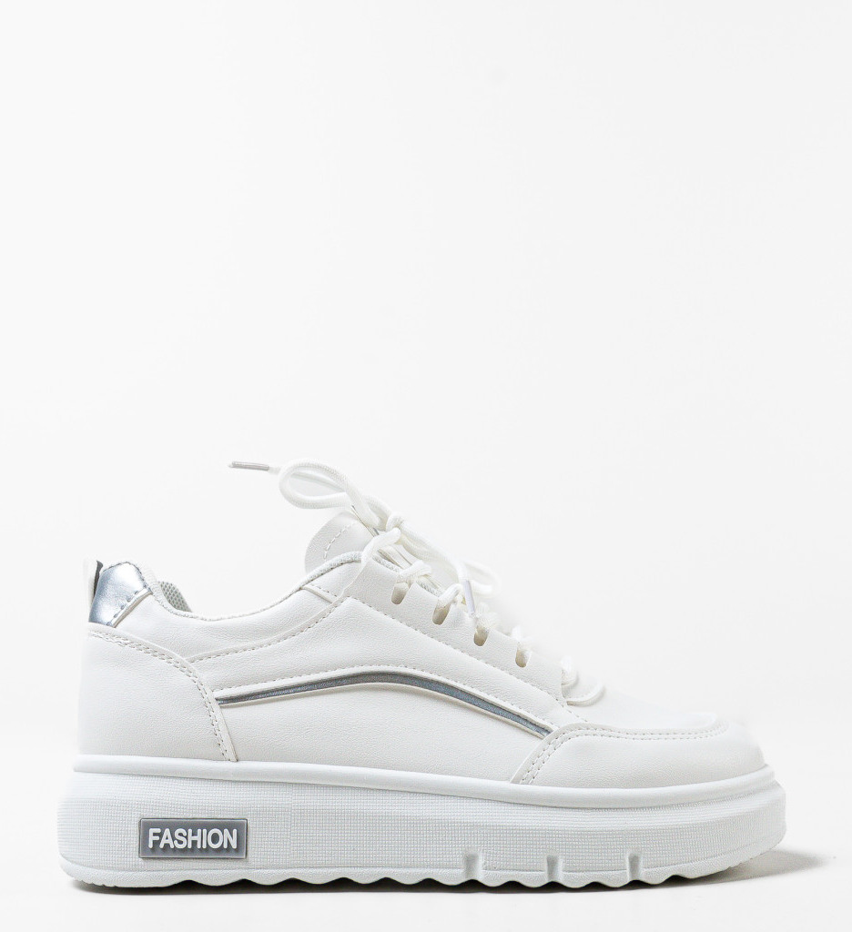 Sneakers Herman Argintii - Confort și Stil Urban - imagine 6
