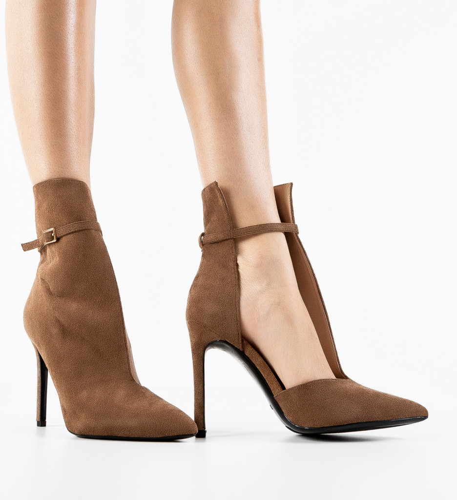 Botine Dama Lochla Khaki - Stil și Confort - imagine 2