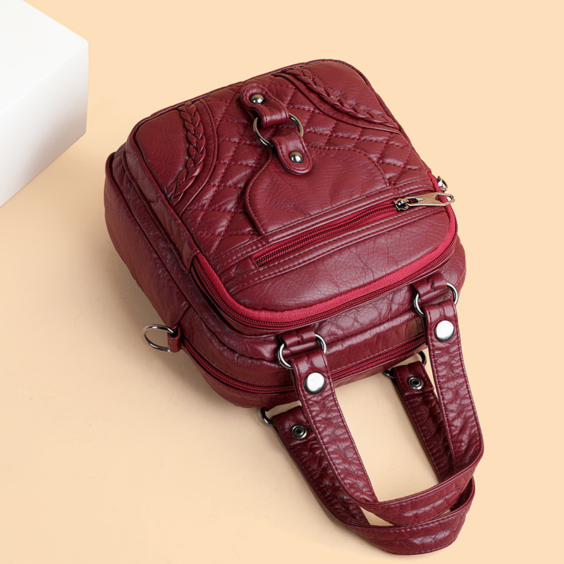 Rucsac Dalila GT2294 Bordo | Piele Ecologică - imagine 4