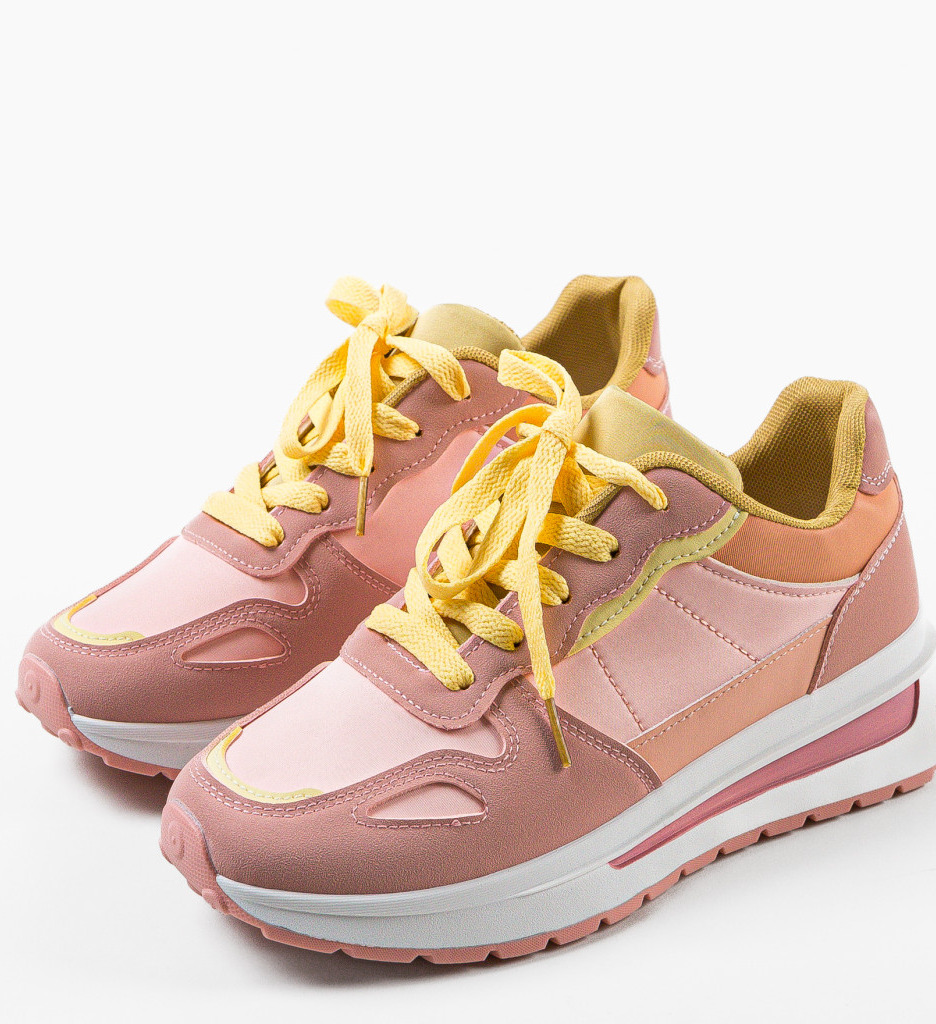 Sneakers Dama Martin Roz | Confort și Stil - imagine 6